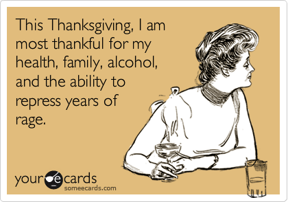 thanksgiving alcohol